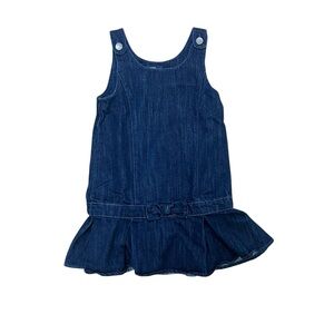 Baby Gap Denim Jumper Dress size 5T